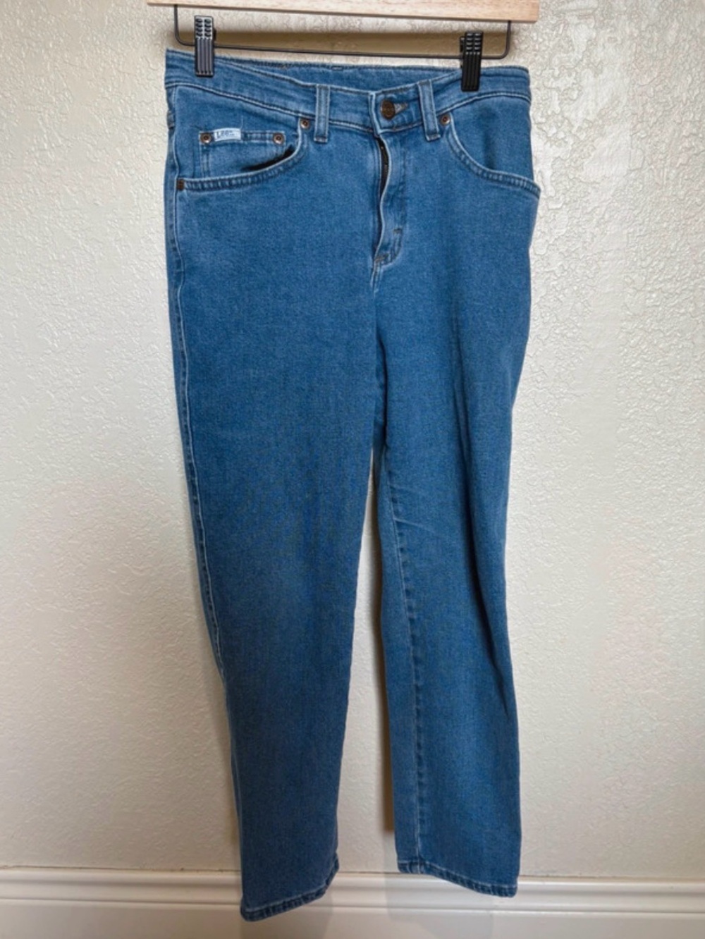 Classic/ Vintage Lee Blue Women's Jeans - Slim Straight Fit